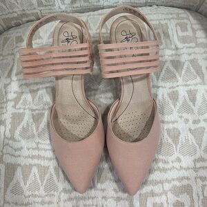 Light Pink Life Stride Heels - size 8.5 - Never Worn